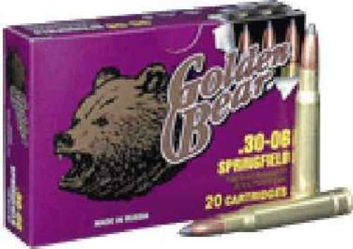 30-06 Springfield 20 Rounds Ammunition Bear 168 Grain Soft Point